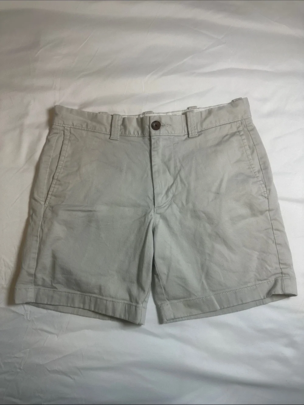 J. Crew Men's Flat Front Chino Shorts - Light Beige